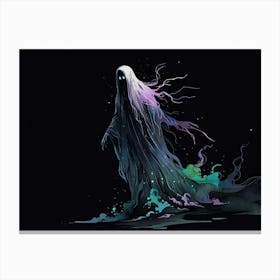 Ghost In The Night Canvas Print