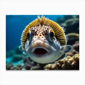 Puffer Fish Canvas Print