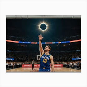 Nba Player Canvas Print