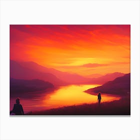 Sunset Canvas Print