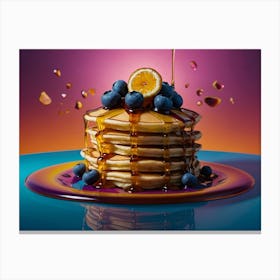 Pancakes With Syrup 6 Canvas Print