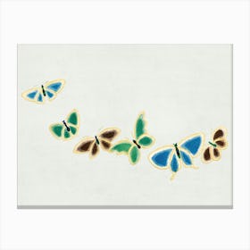Vintage Butterfly, Cho Senshu (2) 1 Canvas Print