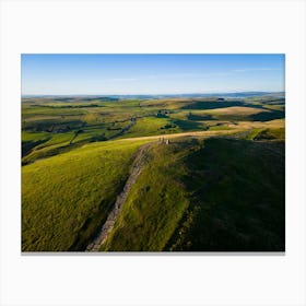 Aerial View Of The Moors 3 Canvas Print