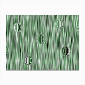 Abstract Green Pattern Canvas Print