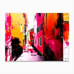 Venice Vivid - Waterway Apartments Canvas Print