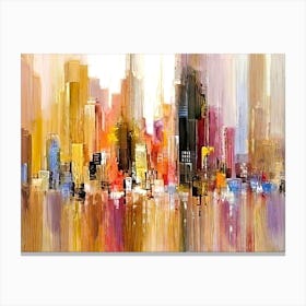 Abstract Cityscape 7 Canvas Print