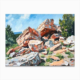 Rock Formations Canvas Print