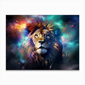 Celestial Lion Canvas Print