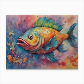 Fish Painting Canvas Print