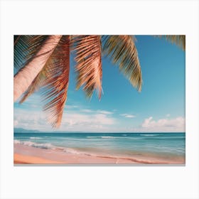 Tropical Beach Canvas Print