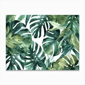 Tropical Leaves 133 Canvas Print