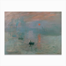 Sunrise Over The Seine Canvas Print