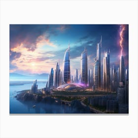 Serenity at Night Canvas Print