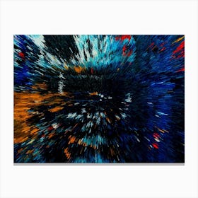 Acrylic Extruded Painting 166 Canvas Print