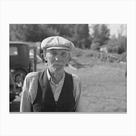 Old Resident Of Winton, Minnesota, He Was Formerly Active In The Lumbering Companies By Russell Lee Canvas Print