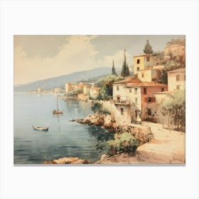 Italian Village Canvas Print