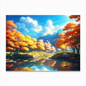 Autumn Trees 4 Canvas Print