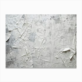 Abstract Vintage Wallpaper Texture Featuring A Closeup Of Crumpled Retro Paper Sheets Interwoven Wi (1) Canvas Print