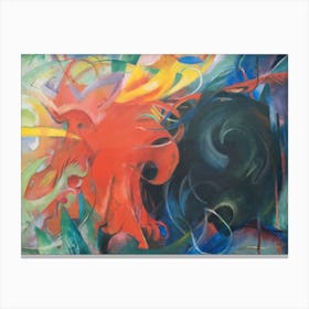 Fighting Forms, Franz Marc Canvas Print