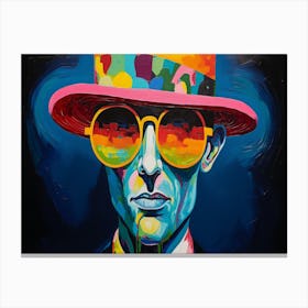 'The Man In The Hat' Canvas Print