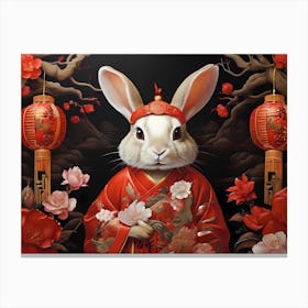 Chinese Rabbit Canvas Print