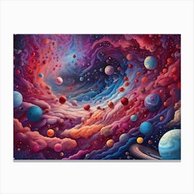 Eternity In Space Canvas Print
