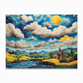 Landscape Painting Canvas Print