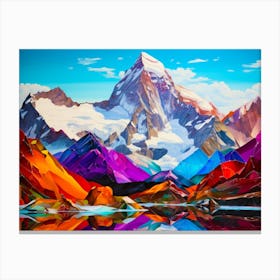 Jagged Peaks Canvas Print