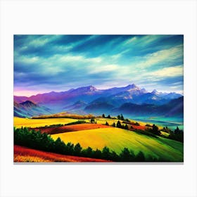 Landscape Painting 18 Canvas Print