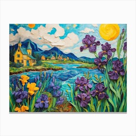 Irises ala Vincent Canvas Print