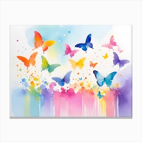 Colorful Butterflies 56 Canvas Print