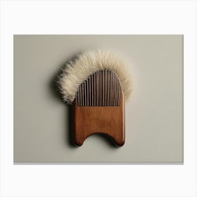 Comb With Fur Canvas Print