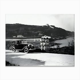 1932 Standard Little Nine Saloon At Royal Bay, Jersey Canvas Print