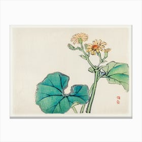Leopard Plant, Kōno Bairei Canvas Print