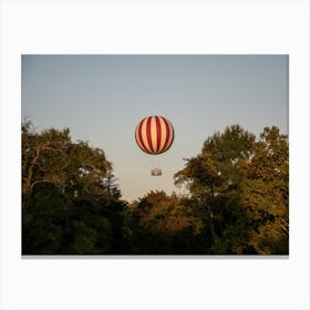 Hot Air Balloon Sunset Canvas Print