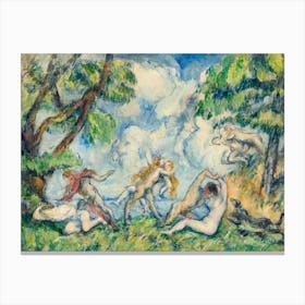 The Battle Of Love, Paul Cézanne Canvas Print