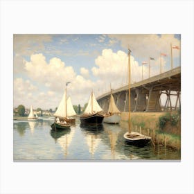 The Bridge At Argenteuil Canvas Print