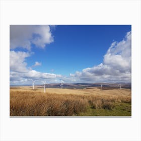 Wind Turbines In Wales Canvas Print