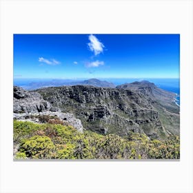 Table Mountain (Africa Series) 3 Canvas Print
