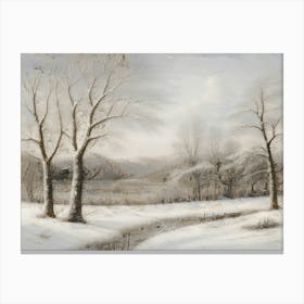 Winter Landscape 1 Canvas Print