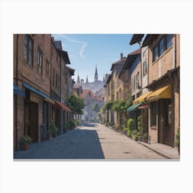 Street Scene Canvas Print