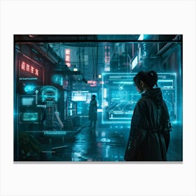 Cyberpunk 4 Canvas Print