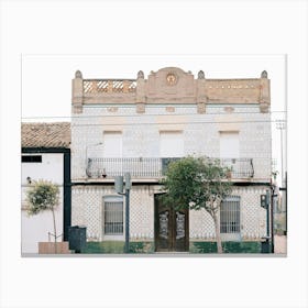 Old Spanish Building // Valencia Travel Photography Canvas Print