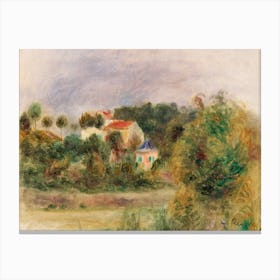 Houses In A Park (1911), Pierre Auguste Renoir Canvas Print