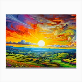 English Countryside Canvas Print