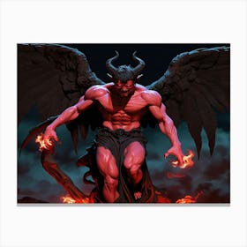 Demon 5 Canvas Print