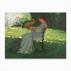 The Butterfly, Winslow Homer Canvas Print