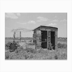 Untitled Photo, Possibly Related To Combination Henhouse And Privy, Southeast Missouri Farms By Russell Canvas Print