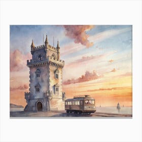 Lisbon Tower Canvas Print