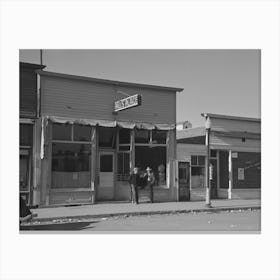 Store, Plentywood, Montana By Russell Lee Canvas Print